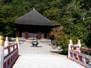 国宝白水阿弥陀堂遠景