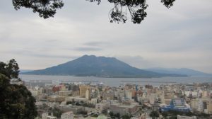 城山から見る桜島
