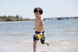 海を楽しむ